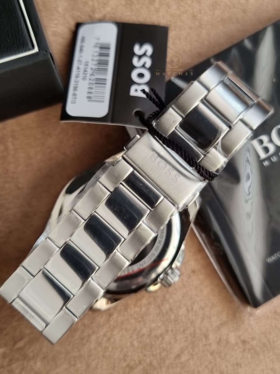BOSS Runner 3H 1514210 Black Dial Stainless Steel Men's Quartz Watch