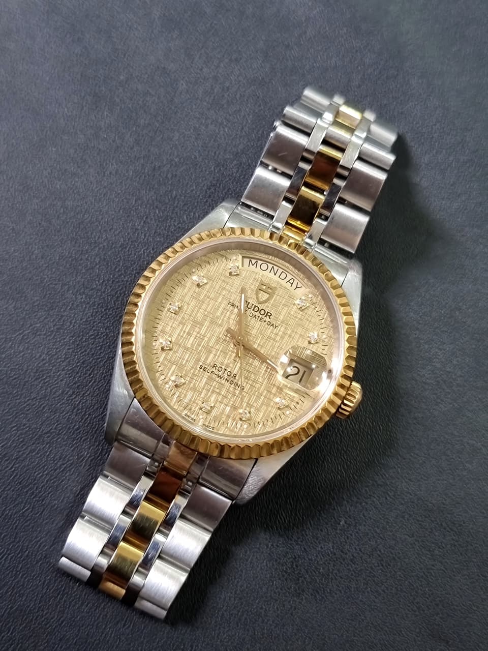 TUDOR Prince Date Two-Tone Automatic Men's Watch – 76213