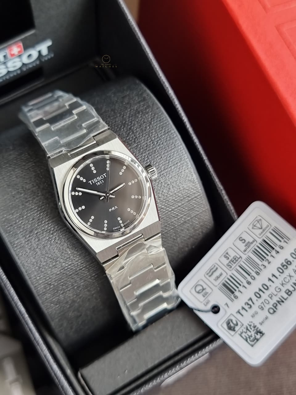Tissot PRX 25mm Women's Quartz Watch – T137.010.11.056.00