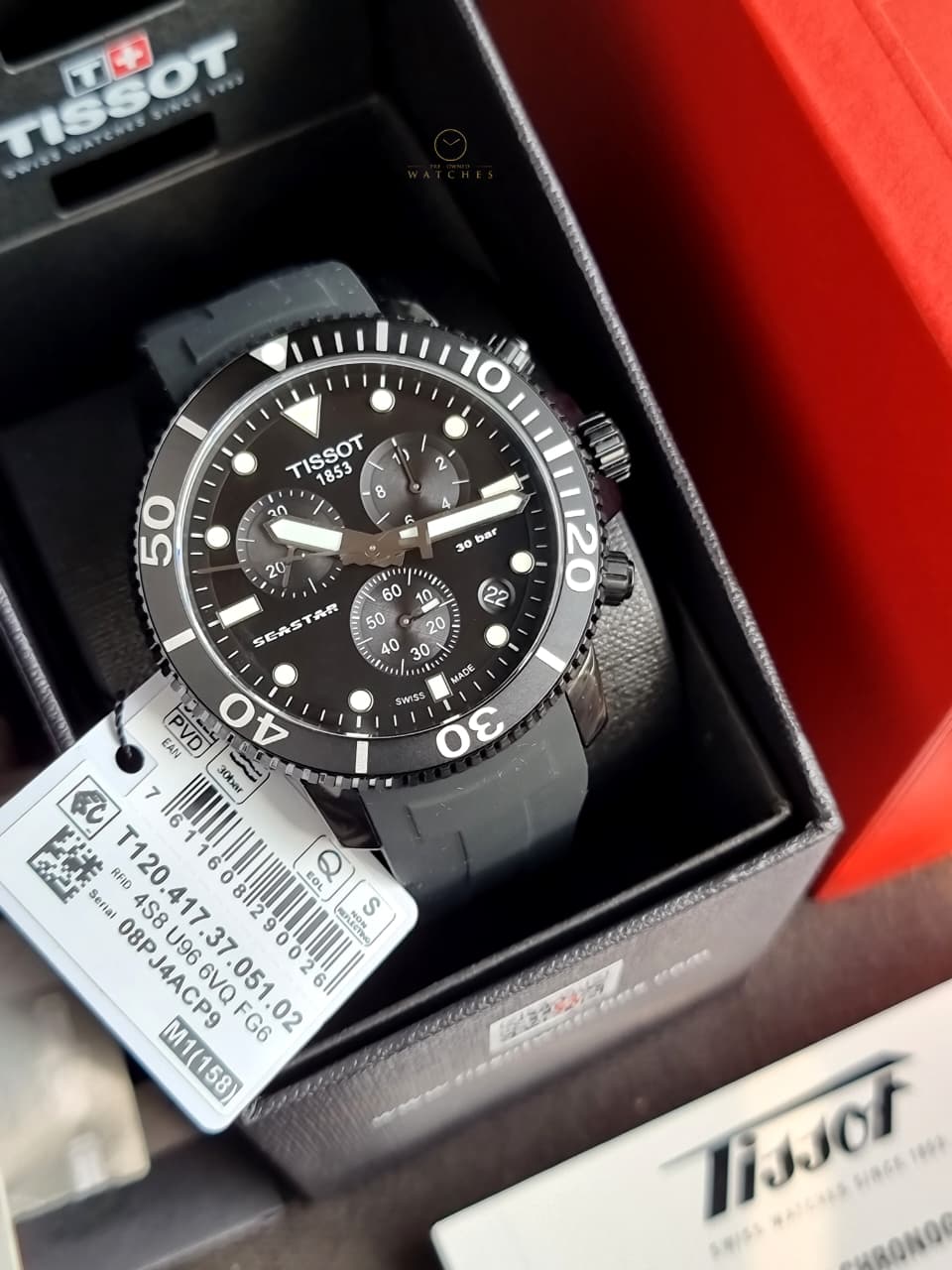 Tissot Seastar 1000 Chronograph Men's Quartz Watch – T120.417.37.051.02