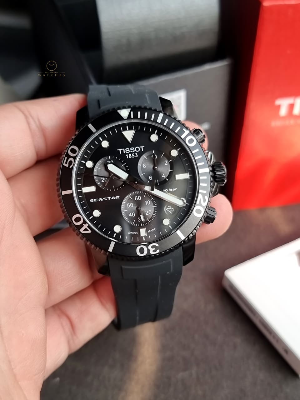 Tissot Seastar 1000 Chronograph Men's Quartz Watch – T120.417.37.051.02