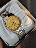 West End Watch Co. Men's Automatic Watch – 36mm Gold Dial