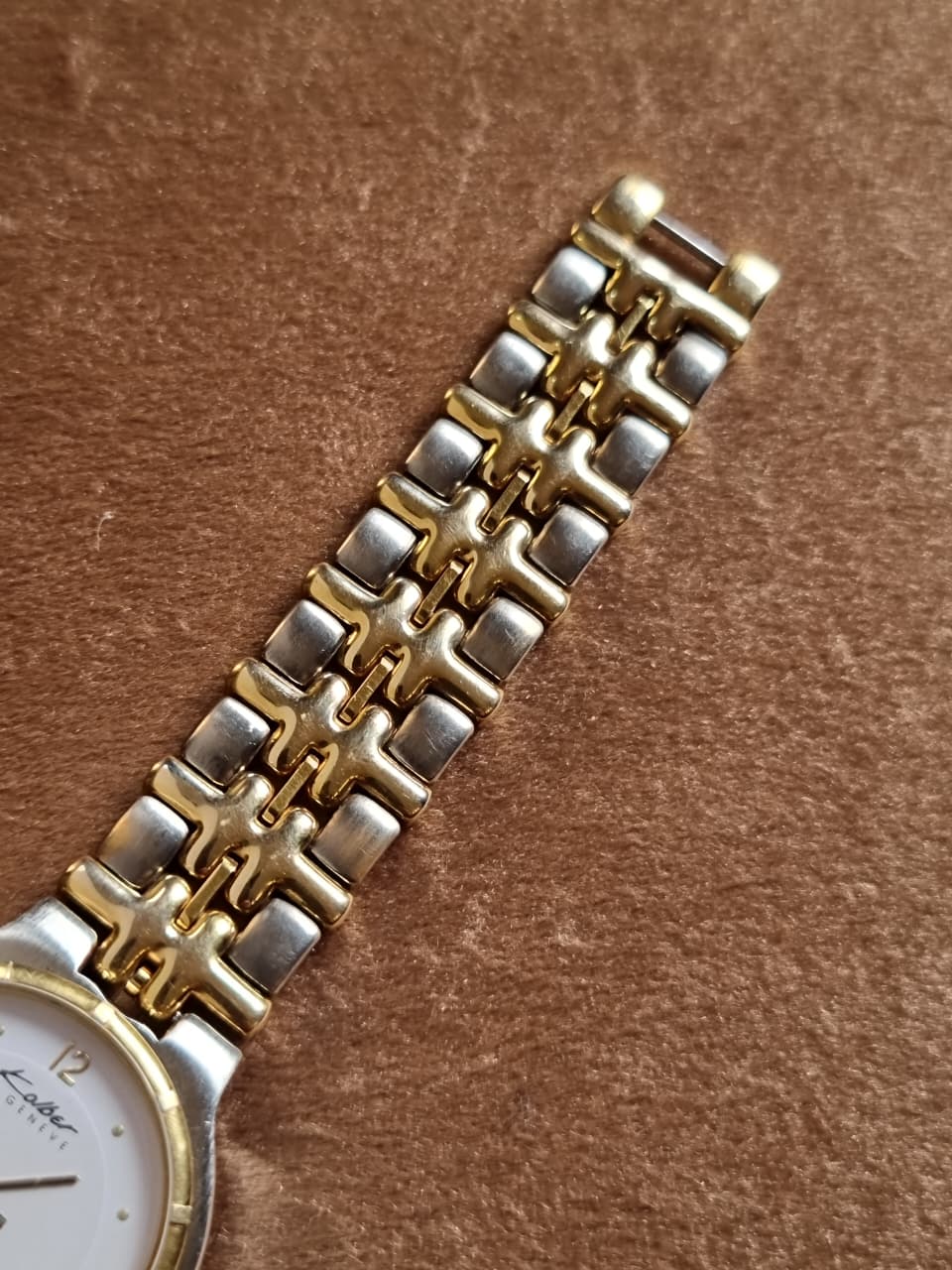Kolber Swiss Gold-Plated Men's Watch – 33mm Dial