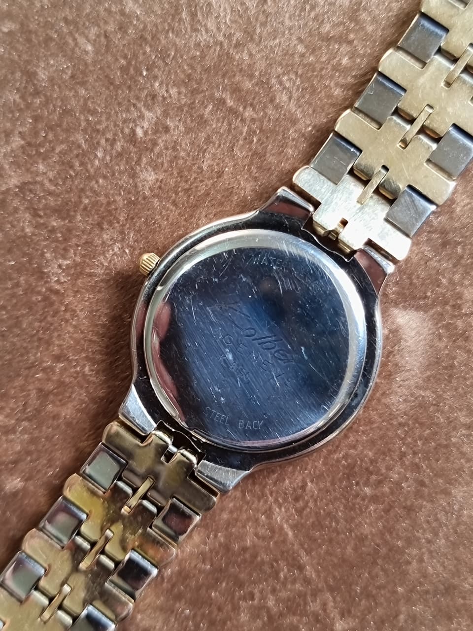 Kolber Swiss Gold-Plated Men's Watch – 33mm Dial
