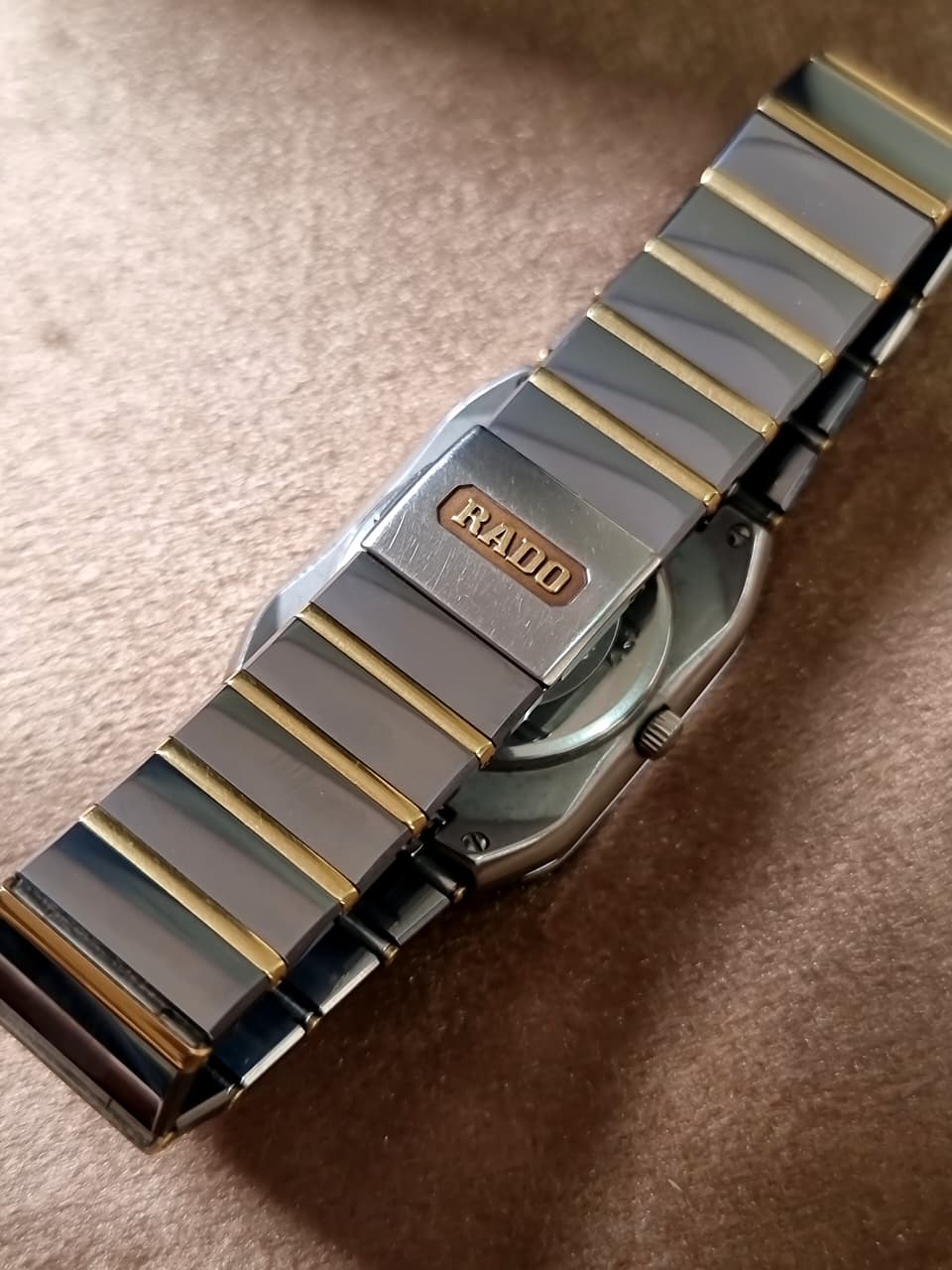 Rado DiaStar Vintage Men's Gold-Tone Quartz Watch – 129.0266.3