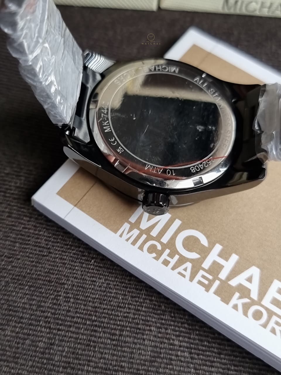 Michael Kors Lexington Pavé Women's Black Stainless Steel Quartz Watch – 38mm – MK7442