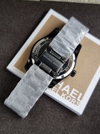 Michael Kors Lexington Pavé Women's Black Stainless Steel Quartz Watch – 38mm – MK7442