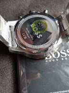 Hugo Boss Allure Men's Chronograph Quartz Watch Blue Dial Two-Tone Bracelet – 1514163
