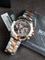 Hugo Boss Men’s Two-Tone Rose Gold Silver Watch 1513339
