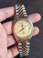 West End Watch Co. Secundus Two-Tone Men's Automatic Day-Date Watch – 40mm