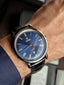 Rado DiaMaster Men's Automatic Watch – Blue Dial & Black Leather Strap – R14806206