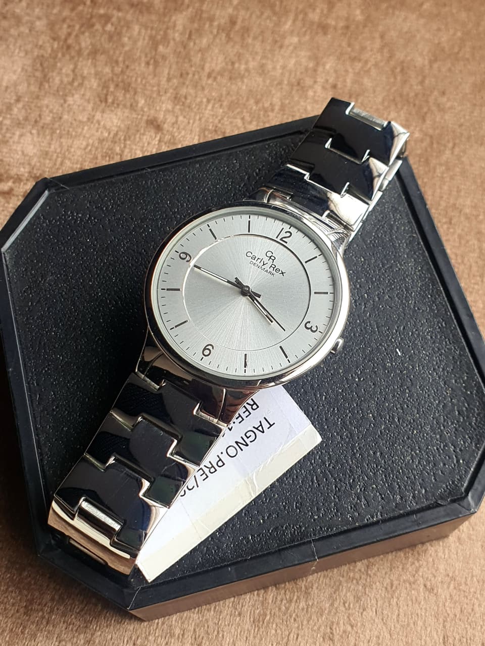 Carley Rex Denmark Men's Fashion Quartz Watch – 38mm (Plain Back)