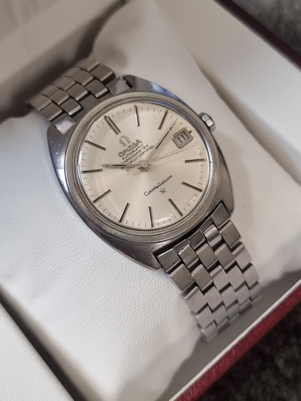 Omega Constellation Date C-Line Case ST168.017SP 168.017 Stainless Steel Cal.564