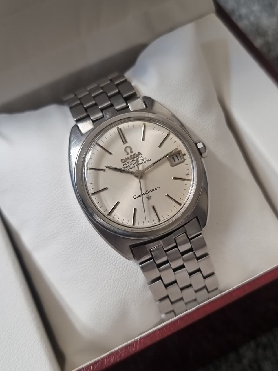 Omega Constellation Date C-Line Case ST168.017SP 168.017 Stainless Steel Cal.564