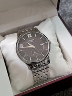 Tissot Tradition Automatic Small Second Men's Watch – Black Dial & Stainless Steel – T063.428.11.058.00