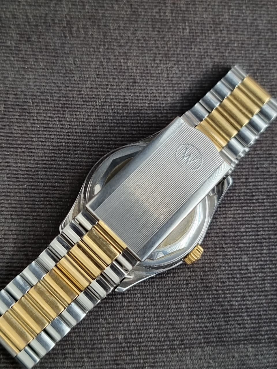 West End Watch Co. Sowar Prima Two-Tone Men's Automatic Day-Date Watch – 36mm