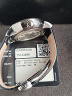 Rado DiaMaster Automatic Petite Seconde Men's COSC Watch – 43mm Black Dial & Black Leather R14053106