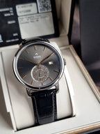 Rado DiaMaster Automatic Petite Seconde Men's COSC Watch – 43mm Black Dial & Black Leather R14053106