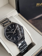 Rado True Automatic Diamonds Men's Watch – 40mm Black Ceramic & Black Dial – 763.0056.3