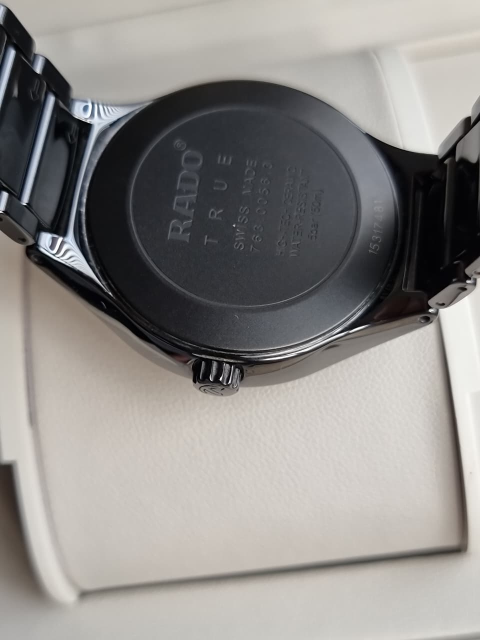 Rado True Automatic Diamonds Men's Watch – 40mm Black Ceramic & Black Dial – 763.0056.3