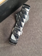 Rado True Jubile Women's Quartz Watch – 27mm Black Ceramic & Diamond Dial – R27655732