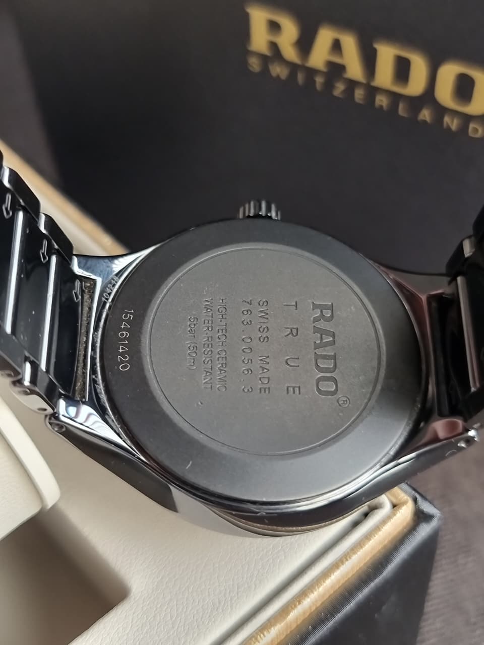 Rado True Round Men's Automatic Watch – 40mm Black High-Tech Ceramic – R27056162