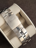 Seiko Kinetic Men's Quartz Watch – 42mm White Dial