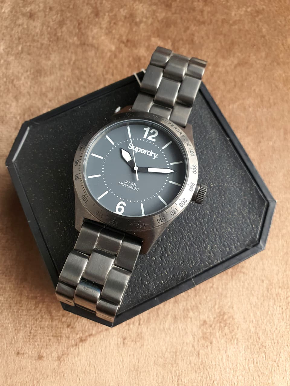 Superdry Battalion Stainless Steel Men's Watch SYG107EM