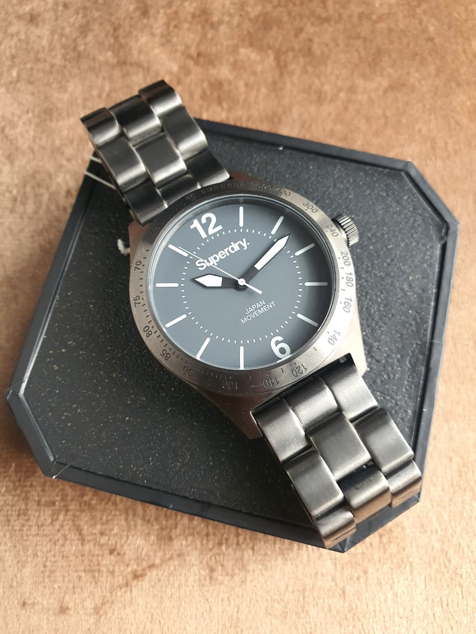 Superdry Battalion Stainless Steel Men's Watch SYG107EM