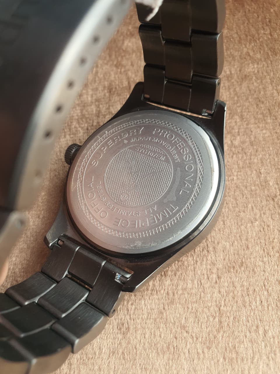 Superdry Battalion Stainless Steel Men's Watch SYG107EM