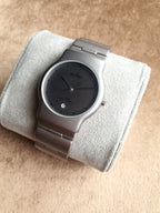 Skagen Swiss Men's Quartz Watch – 34mm Grey Dial & Grey Case