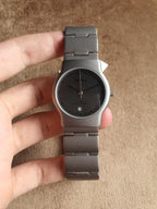 Skagen Swiss Men's Quartz Watch – 34mm Grey Dial & Grey Case
