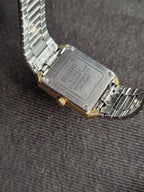 Rado Diastar Ladies Watch Silver Chain Golden Dial Quartz Watch