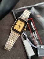 Rado Diastar Ladies Watch Silver Chain Golden Dial Quartz Watch