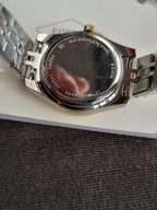 Fossil Scarlette Women's Two-Tone Quartz Watch – 33mm Gold Dial & Stainless Steel – ES4949