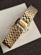 Fossil Harlow Women's Quartz Watch – 27mm Gold-Tone Stainless Steel & Green Dial – ES5451
