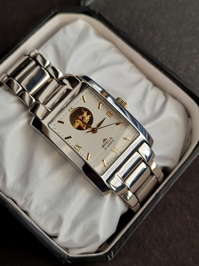 Appella Men's Automatic Swiss Watch – 30mm Width x 35mm Height Hover Image