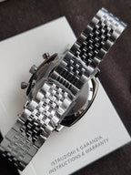 Emporio Armani Ruggero Men's Chronograph Quartz Watch – Gunmetal Stainless Steel & Green Dial – AR11689