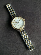 Kenneth Cole Ladies Watch 35mm White Dial Two Tone Quartz Watch