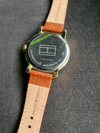 Tommy Hilfiger  Women's Quartz Watch – 38mm Gold-Tone Case, White Dial & Brown Leather Strap – 1781438