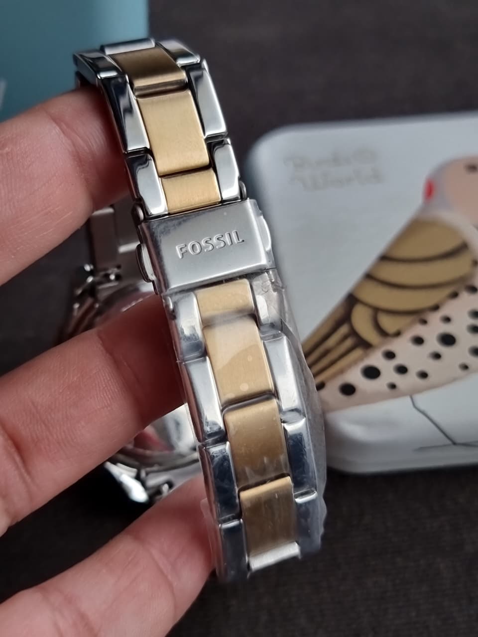 Fossil Stella Sport Women's Quartz Watch – 38mm Two-Tone Stainless Steel – ES5107