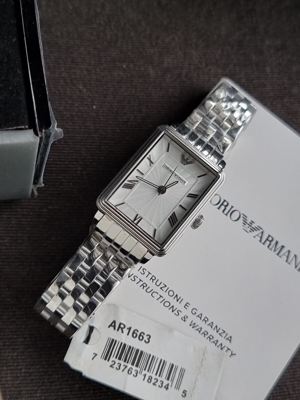 Emporio Armani Classic Women's Quartz Watch Silver Stainless Steel – AR1663