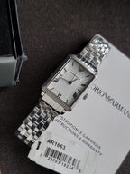 Emporio Armani Classic Women's Quartz Watch Silver Stainless Steel – AR1663