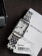 Emporio Armani Classic Women's Quartz Watch Silver Stainless Steel – AR1663