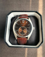 Gant  Gents Watch Brown Dial Brown leather Strap 44mm Dial Quartz Watch