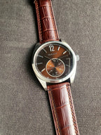 Gant  Gents Watch Brown Dial Brown leather Strap 44mm Dial Quartz Watch