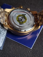 Tommy Hilfiger TH85 Men's Chronograph Quartz Watch – Gold-Tone Stainless Steel & Blue Dial – 1792158