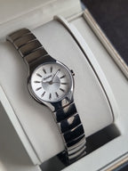 Rado True Men's Swiss Quartz Watch – 40mm Silver Ceramic & Silver Dial – R27654102