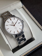 Rado Coupole Classic Men's Automatic Watch – 38mm Silver Guilloche Dial & Stainless Steel Bracelet – R22860023
