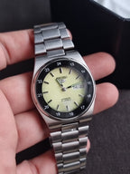 Seiko 5 Men's Automatic Watch – 36mm LumiBrite Dial & Silver Stainless Steel Bracelet